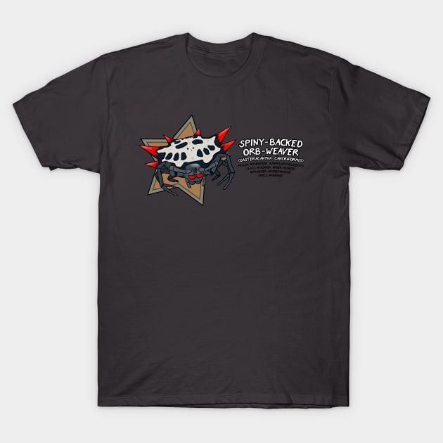 Spiny-Backed Orb-Weaver T-Shirt by Cyborg One